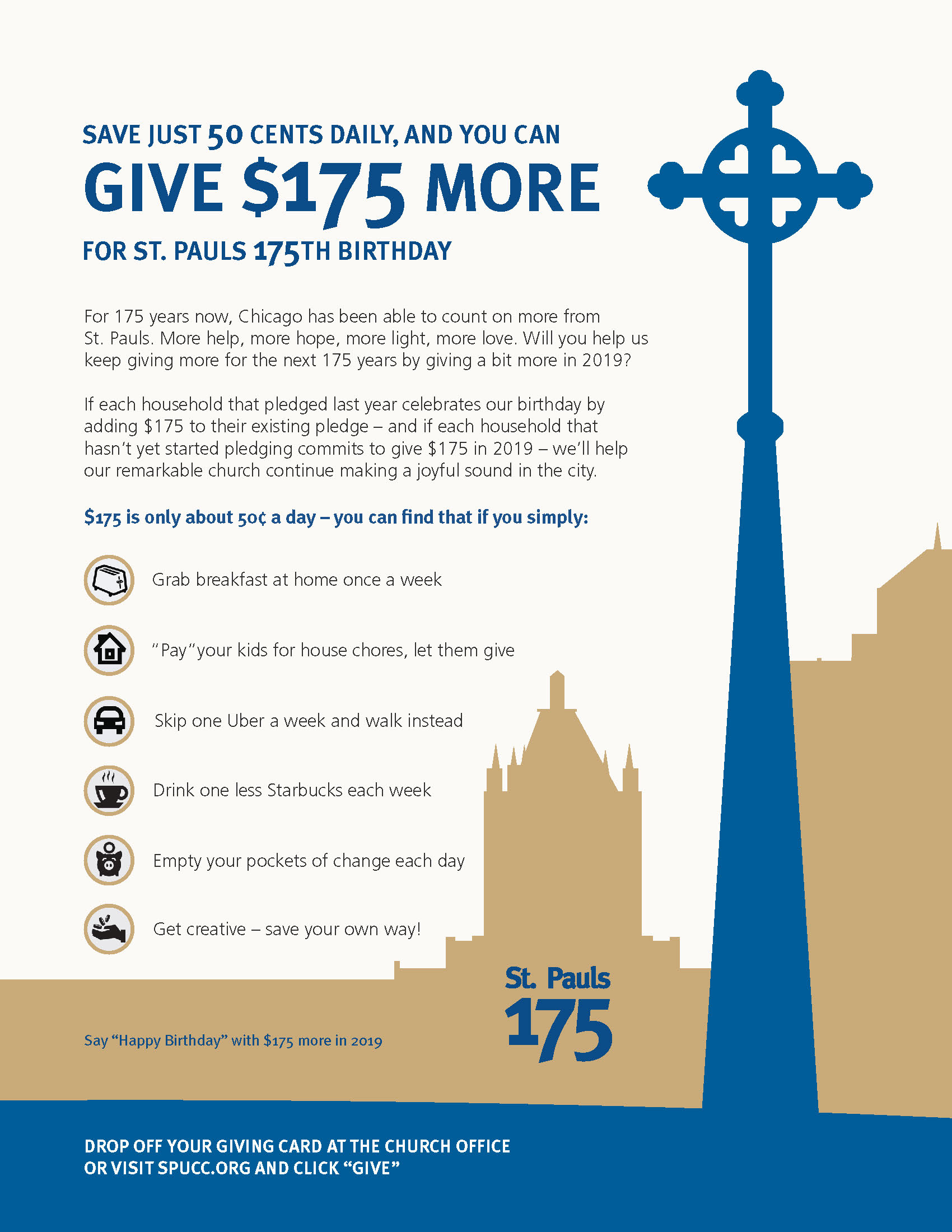 Contemporary Worship Bulletin cover design