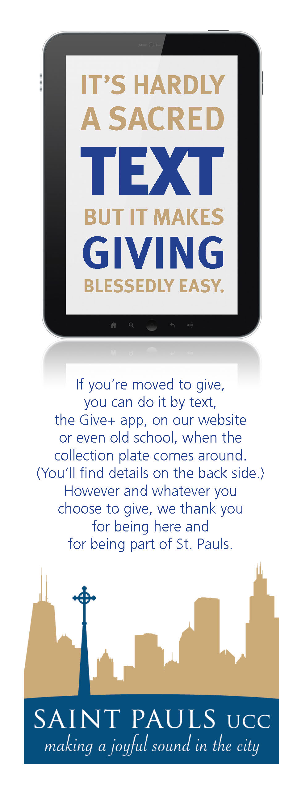 how to design an effective new visitor pew card